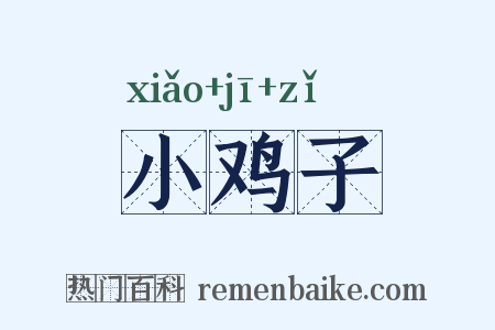 小鸡子是什么意思的图片